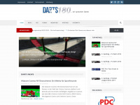 darts180.de Webseite Vorschau