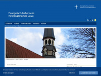 kirchengemeinde-delve.de Webseite Vorschau