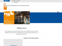 igk.phil.uni-hannover.de Webseite Vorschau