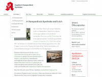 humperdinck-apotheke.de Webseite Vorschau