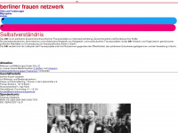 berlinerfrauennetzwerk.de Webseite Vorschau