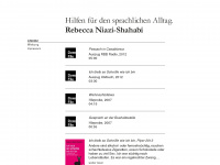 rebecca-niazi.de Webseite Vorschau