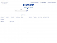 baltz.de Webseite Vorschau