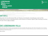 liebermann-villa.de Webseite Vorschau