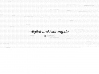 digital-archivierung.de Webseite Vorschau