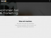 dkm-marketing.de Webseite Vorschau