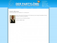 der-partyloewe.com Webseite Vorschau