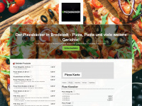 der-pizza-baecker.de Webseite Vorschau