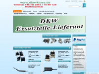 dkw-klose.de Webseite Vorschau