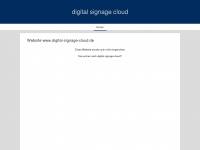 digital-signage-cloud.de Webseite Vorschau
