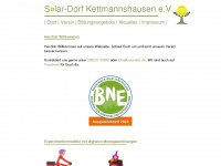 solardorf.de Webseite Vorschau