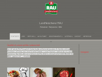 landfleischerei-rau.de Webseite Vorschau