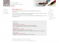 kav-hessen.de Webseite Vorschau