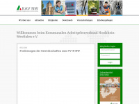 kav-nw.de Webseite Vorschau