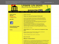 bildungsstreikunibonn2010.blogspot.com Webseite Vorschau