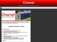 chemet.de Webseite Vorschau