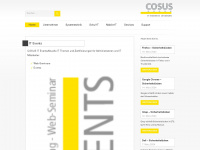 cosus.de Webseite Vorschau
