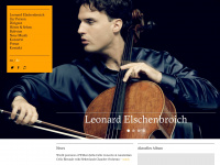 leonard-elschenbroich.com Webseite Vorschau
