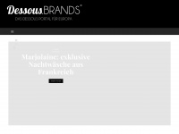 dessous-brands.de Webseite Vorschau