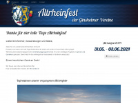 altrheinfest.de Webseite Vorschau