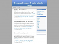 dessousshop.wordpress.com Webseite Vorschau