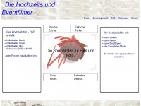 die-hochzeits-und-eventfilmer.de Webseite Vorschau