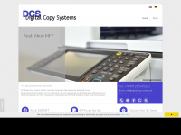 digitalcopysystems.de Webseite Vorschau