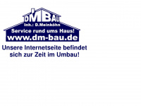dm-bau.de Webseite Vorschau