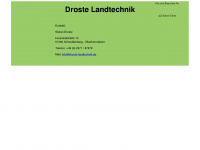 droste-landtechnik.de Webseite Vorschau