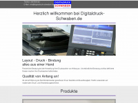 digitaldruck-schwaben.de Webseite Vorschau
