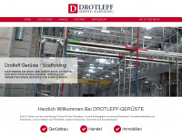 drotleff-gerueste.de Webseite Vorschau