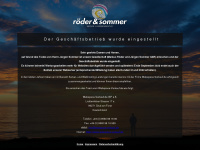roeder-sommer.de Webseite Vorschau