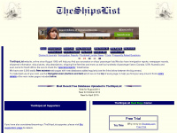theshipslist.com Webseite Vorschau