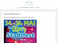 stadtfest-olpe.de Webseite Vorschau