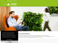 decker-greenoffice.de Webseite Vorschau
