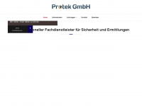 detektei-protek.de Webseite Vorschau