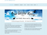die-letzte-reise.com Webseite Vorschau