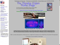 theatreorgans.com Webseite Vorschau