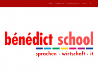 benedict-school-sachsen.de Webseite Vorschau