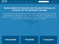 otto-hydraulics.de Webseite Vorschau