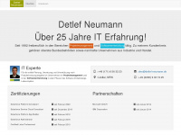 detlef-neumann.de Webseite Vorschau