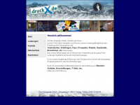 druck-x.de Webseite Vorschau