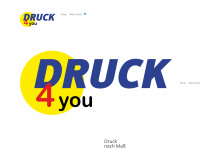 druck4you.de Webseite Vorschau