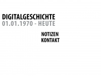 digitalgeschichte.de Webseite Vorschau