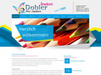 druckerei-dobler.de Webseite Vorschau