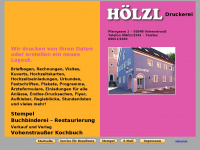 druckerei-hoelzl.de Webseite Vorschau
