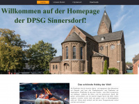 dpsg-sinnersdorf.de Webseite Vorschau