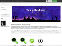 deepskylog.de Webseite Vorschau