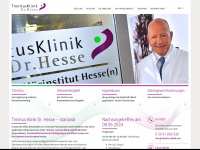 tinnitus-klinik.net Webseite Vorschau