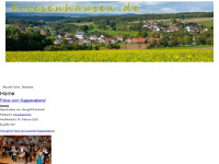 friesenhausen.de Webseite Vorschau